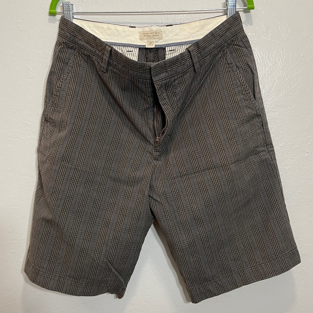 Banana Republic Shorts - Gray Plaid - Size 32